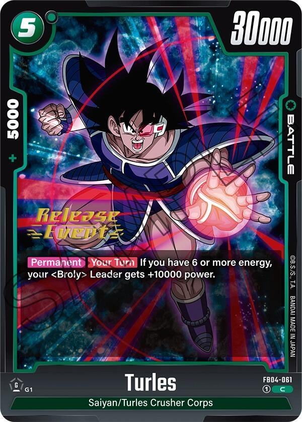 Image for Turles (Ultra Limit Release Event Cards) (FB04-061) - Dragon Ball Super: Fusion World