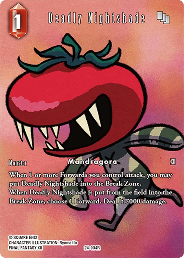 Image for Deadly Nightshade (Full Art) (Hidden Legends) (24-004R) - Final Fantasy TCG