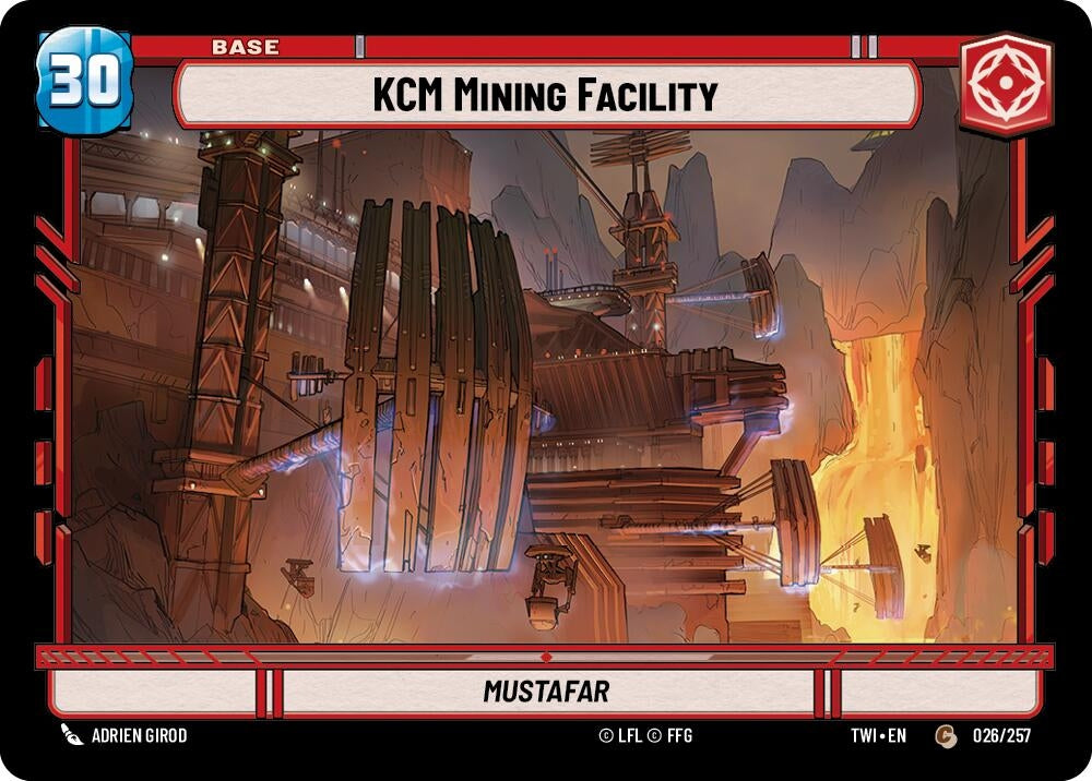 Image for KCM Mining Facility // Battle Droid (Twilight of the Republic) (026/257 // T01/T02) - Star Wars: Unlimited