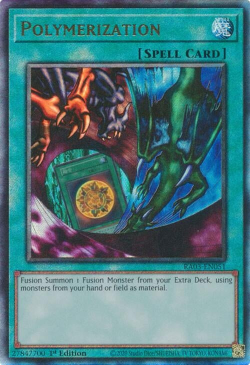Image for Polymerization (A) (Alternate Art) (PUR) (Quarter Century Bonanza) (RA03-EN051) - YuGiOh