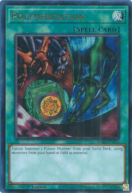 Image for Polymerization (A) (Alternate Art) (UR) (Quarter Century Bonanza) (RA03-EN051) - YuGiOh