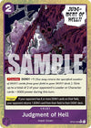 Image for Judgment of Hell (Textured Foil) (Premium Booster -The Best-) (OP02-089) - One Piece Card Game