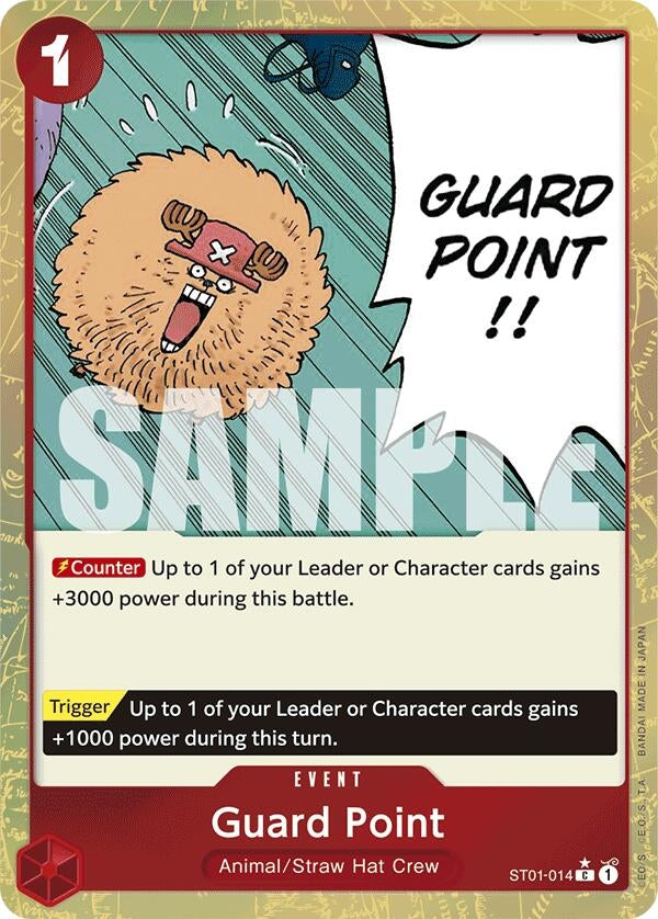 Image for Guard Point (Textured Foil) (Premium Booster -The Best-) (ST01-014) - One Piece Card Game