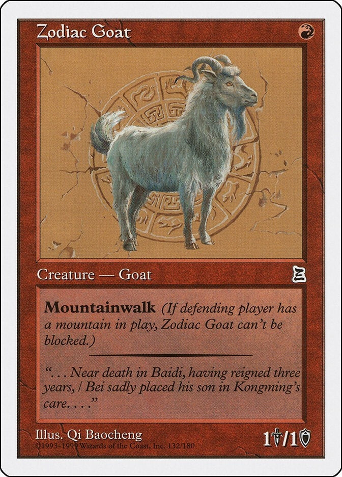 Image for Zodiac Goat (Portal Three Kingdoms) (132) - Magic: The Gathering