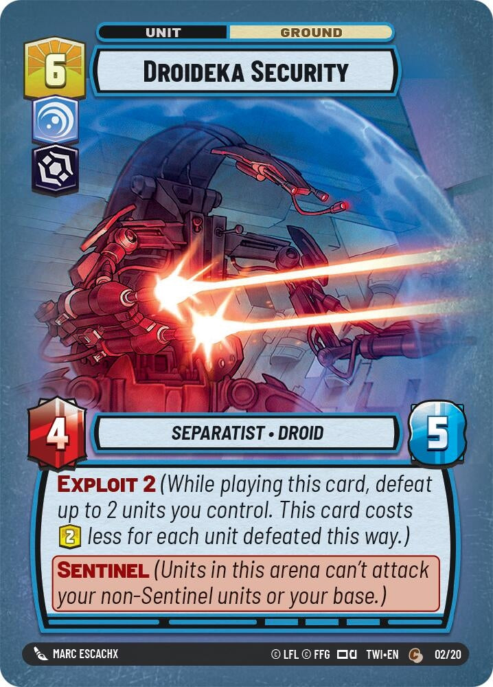 Image for Droideka Security (Twilight of the Republic: Weekly Play Promos) (02/20) - Star Wars: Unlimited