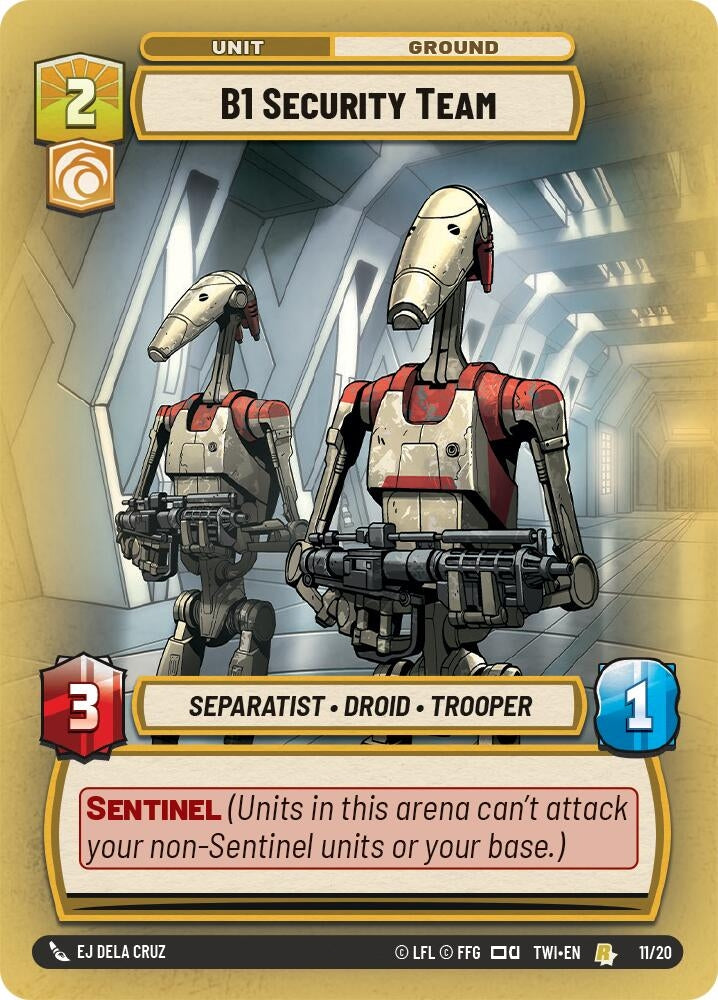 Image for B1 Security Team (Twilight of the Republic: Weekly Play Promos) (11/20) - Star Wars: Unlimited