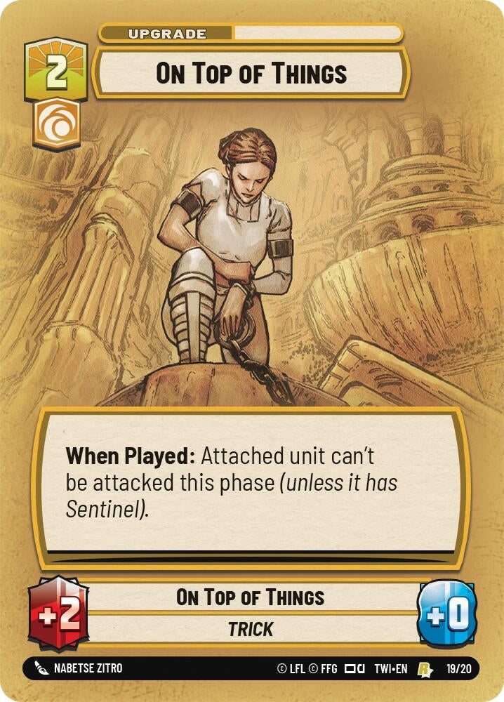 Image for On Top of Things (Twilight of the Republic: Weekly Play Promos) (19/20) - Star Wars: Unlimited
