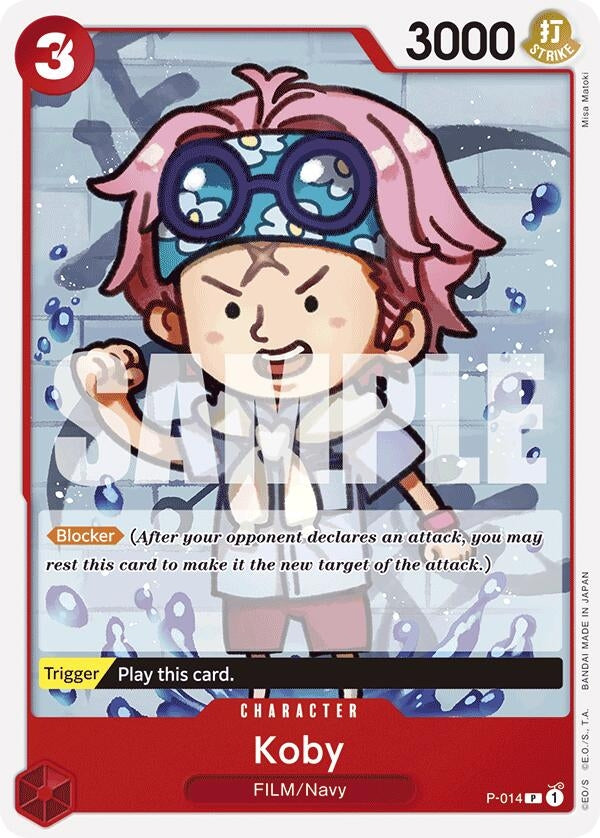 Image for Koby (Reprint) (Premium Booster -The Best-) (P-014) - One Piece Card Game