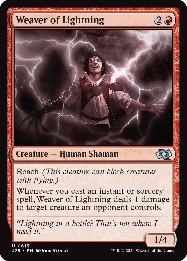 Image for Weaver of Lightning (Foundations Jumpstart) (615) - Magic: The Gathering