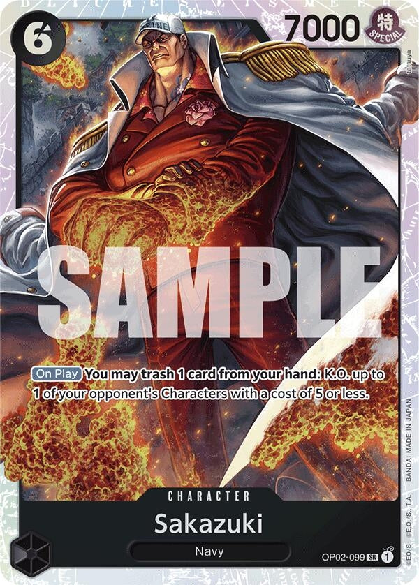 Image for Sakazuki (Reprint) (Premium Booster -The Best-) (OP02-099) - One Piece Card Game