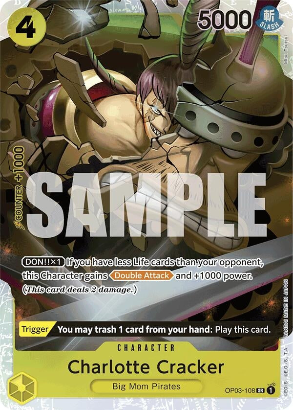 Image for Charlotte Cracker (Reprint) (Premium Booster -The Best-) (OP03-108) - One Piece Card Game