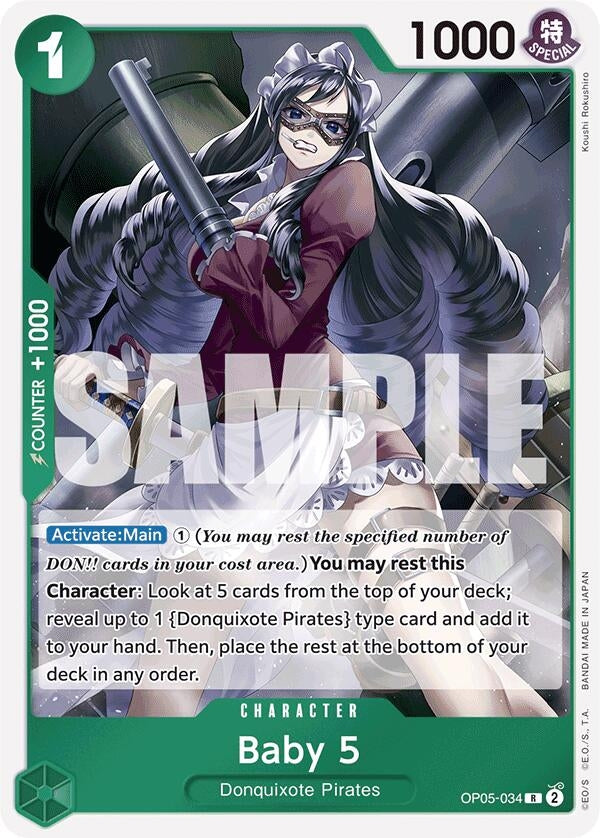 Image for Baby 5 (OP05-034) (Reprint) (Premium Booster -The Best-) (OP05-034) - One Piece Card Game