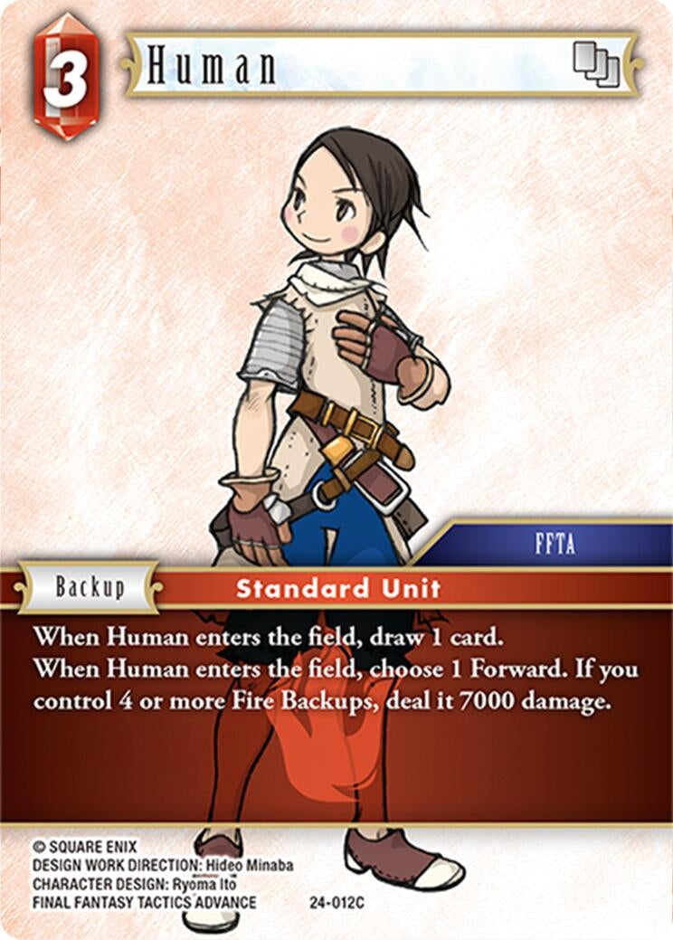 Image for Human (Hidden Legends) (24-012C) - Final Fantasy TCG