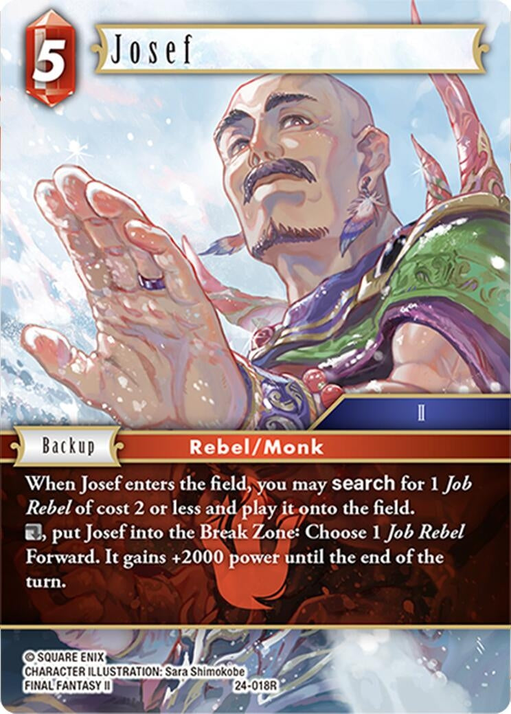 Image for Josef (Hidden Legends) (24-018R) - Final Fantasy TCG