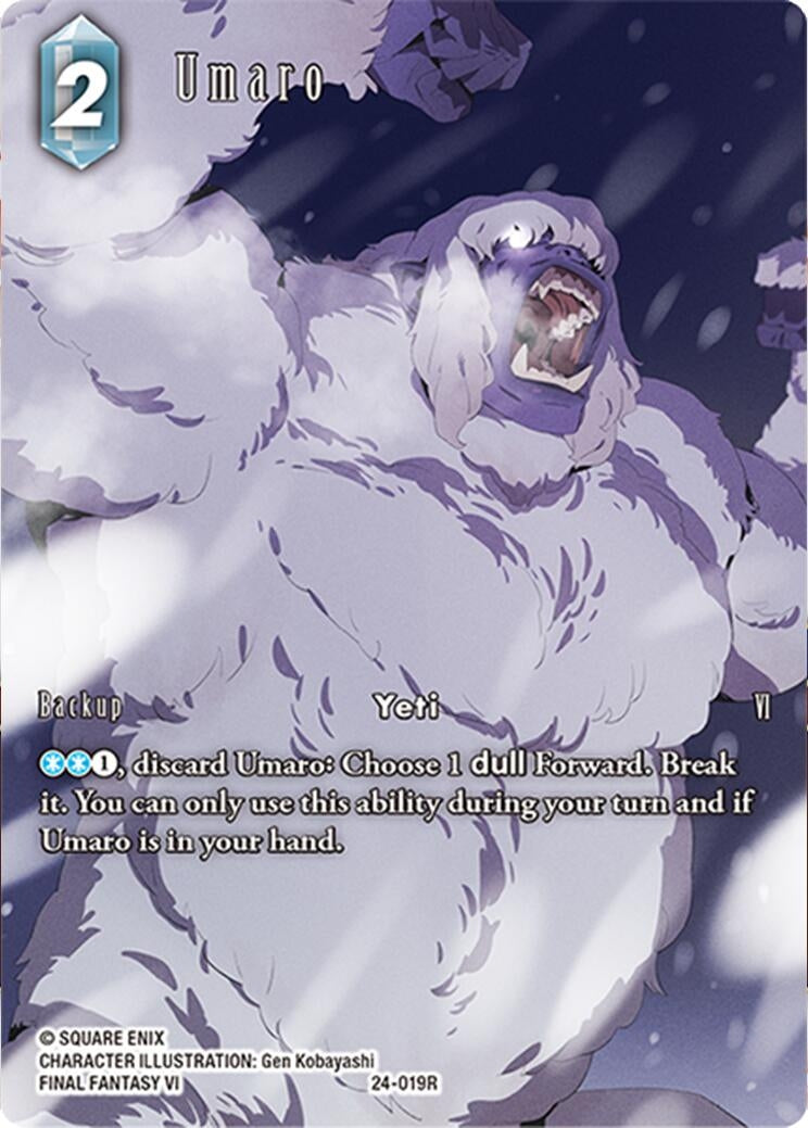 Image for Umaro (Full Art) (Hidden Legends) (24-019R) - Final Fantasy TCG