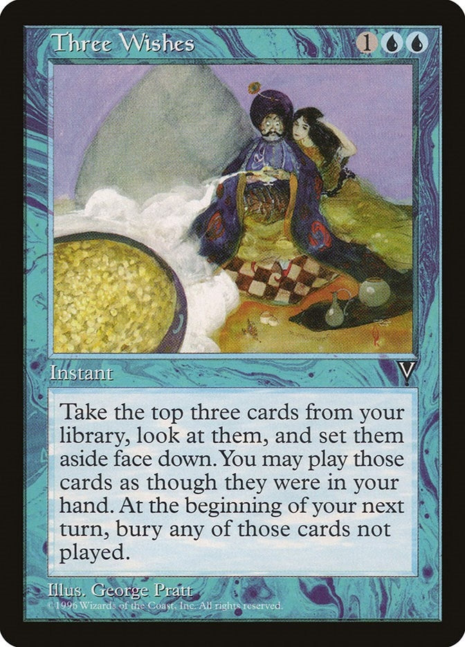 Image for Three Wishes (Visions) - Magic: The Gathering
