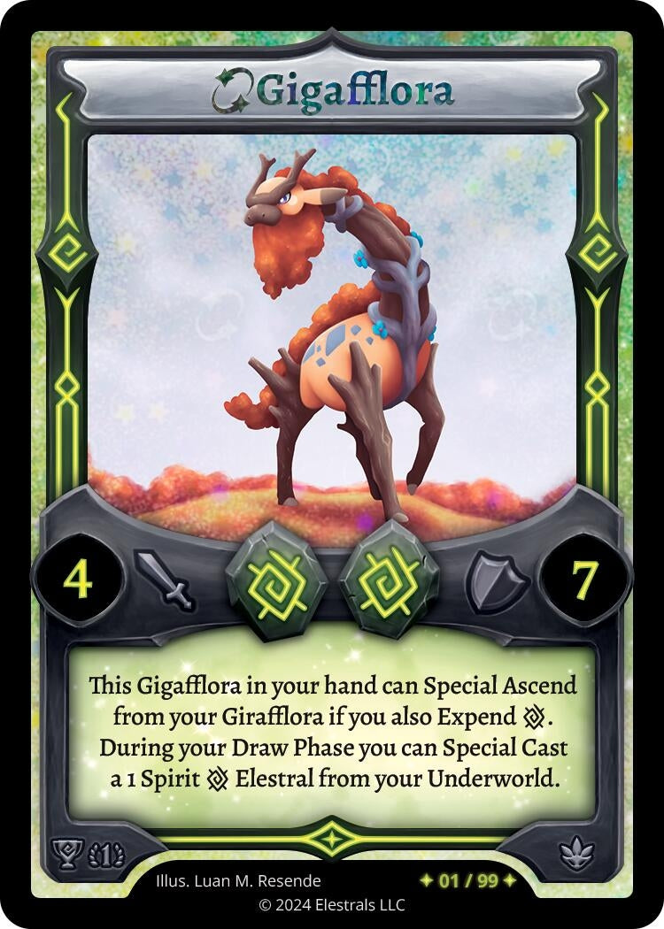 Image for Gigafflora (Serialized) (Organized Play Series 1) (/99) - Elestrals
