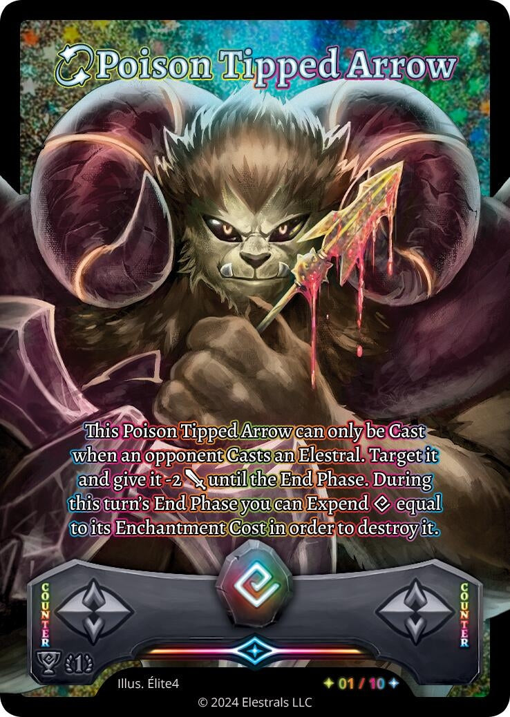 Image for Poison Tipped Arrow (Serialized) (Organized Play Series 1) (/10) - Elestrals