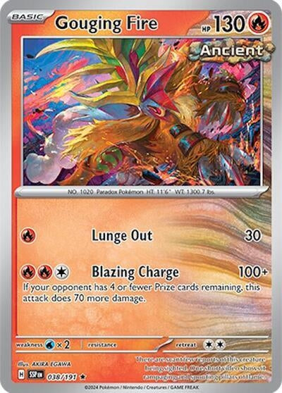 Image for Gouging Fire (Deck Exclusives) (038/191) - Pokemon