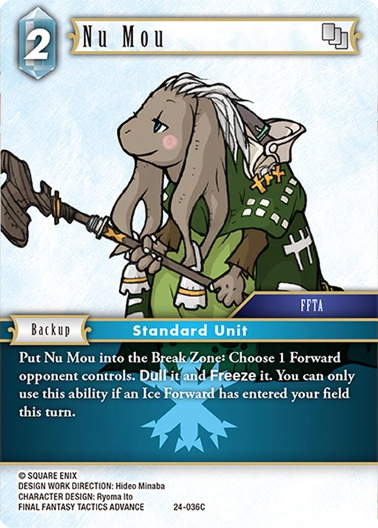 Image for Nu Mou (Hidden Legends) (24-036C) - Final Fantasy TCG