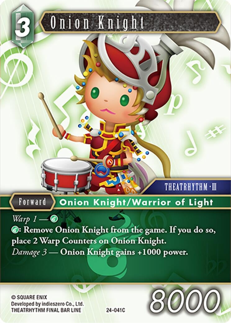 Image for Onion Knight (Hidden Legends) (24-041C) - Final Fantasy TCG