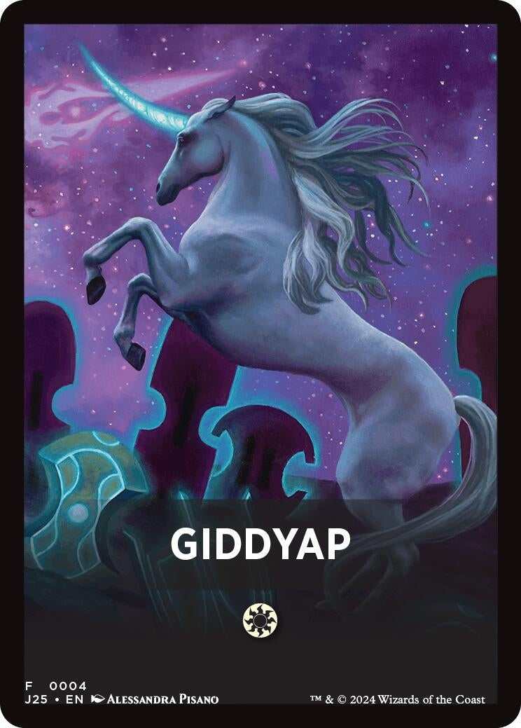 Image for Giddyap Theme Card (Foundations Jumpstart) (4) - Magic: The Gathering