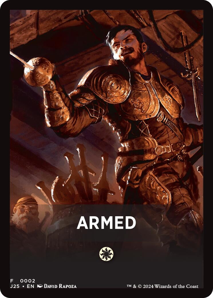 Image for Armed Theme Card (Foundations Jumpstart) (2) - Magic: The Gathering