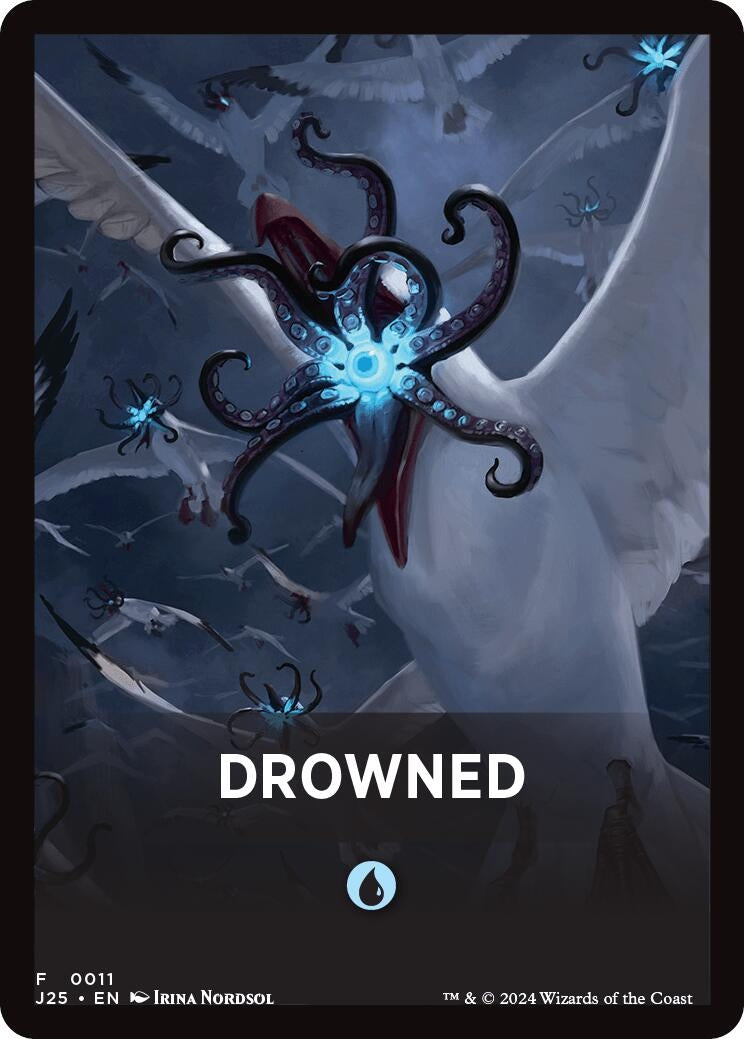 Image for Drowned Theme Card (Foundations Jumpstart) (11) - Magic: The Gathering