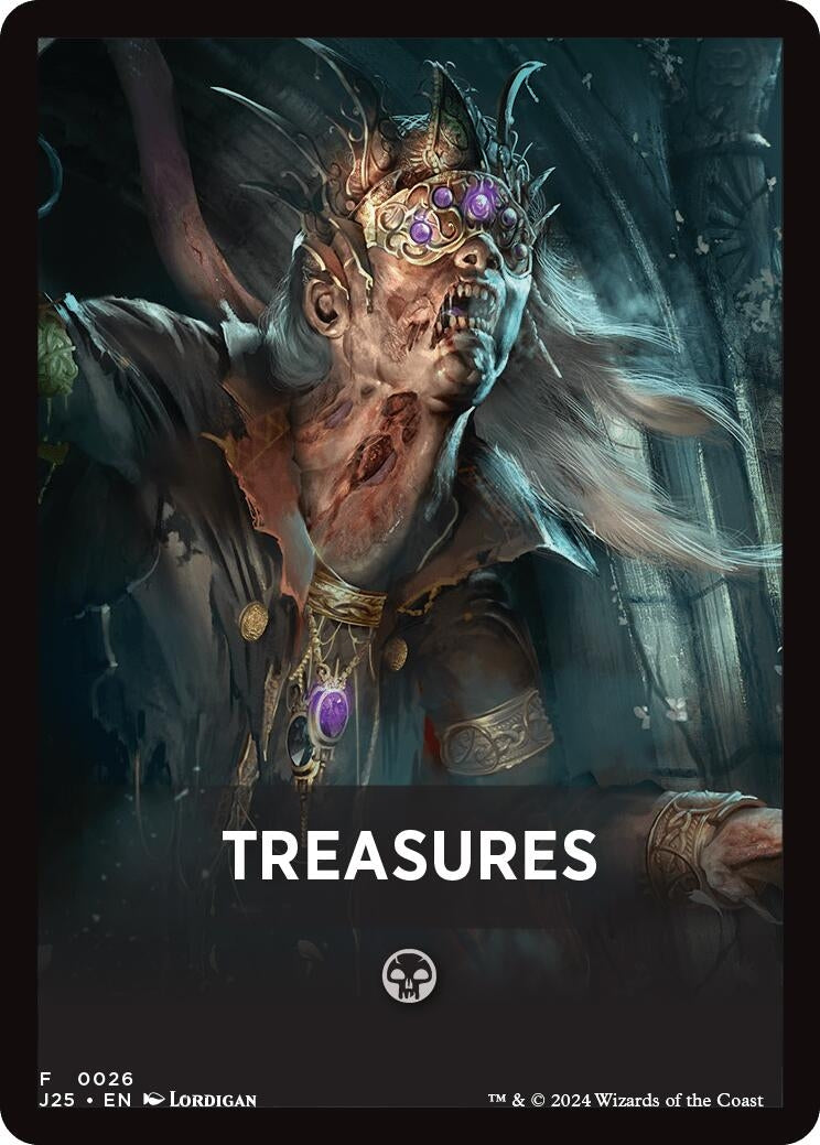 Image for Treasures Theme Card (Foundations Jumpstart) (26) - Magic: The Gathering