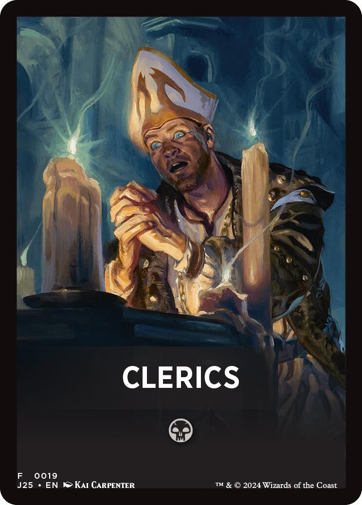 Image for Clerics Theme Card (Foundations Jumpstart) (19) - Magic: The Gathering