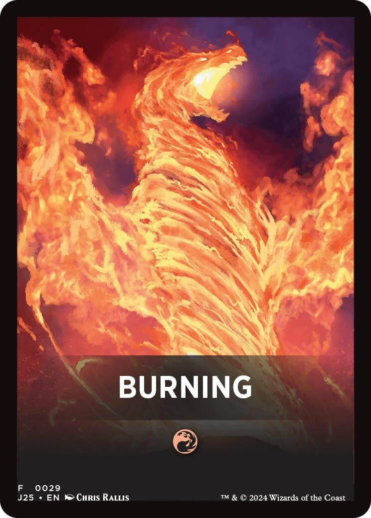 Image for Burning Theme Card (Foundations Jumpstart) (29) - Magic: The Gathering