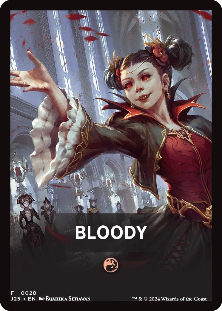 Image for Bloody Theme Card (Foundations Jumpstart) (28) - Magic: The Gathering