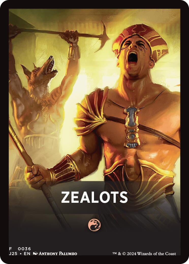 Image for Zealots Theme Card (Foundations Jumpstart) (36) - Magic: The Gathering
