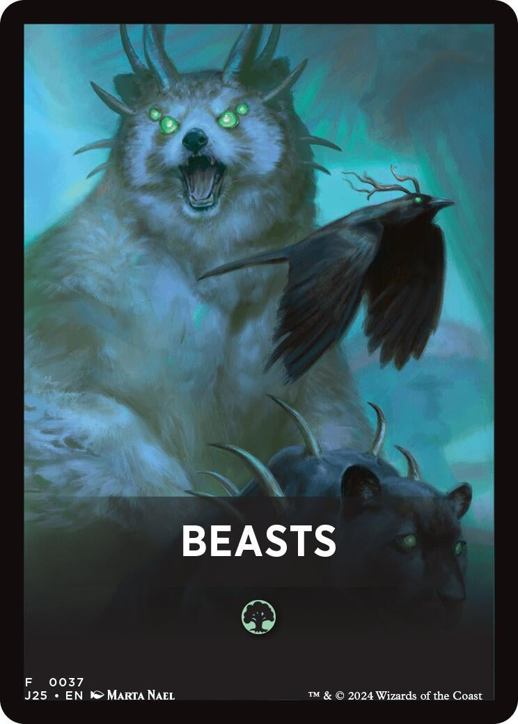 Image for Beasts Theme Card (Foundations Jumpstart) (37) - Magic: The Gathering