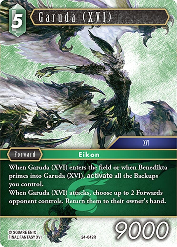 Image for Garuda (XVI) (Hidden Legends) (24-042R) - Final Fantasy TCG