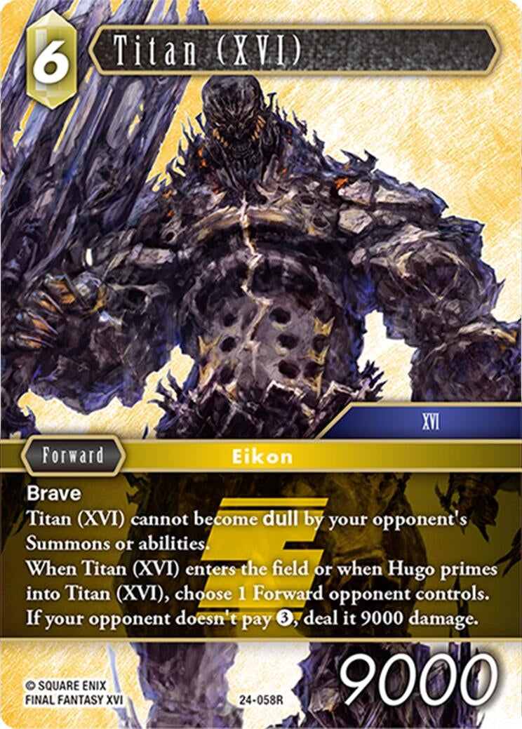 Image for Titan (XVI) (Hidden Legends) (24-058R) - Final Fantasy TCG