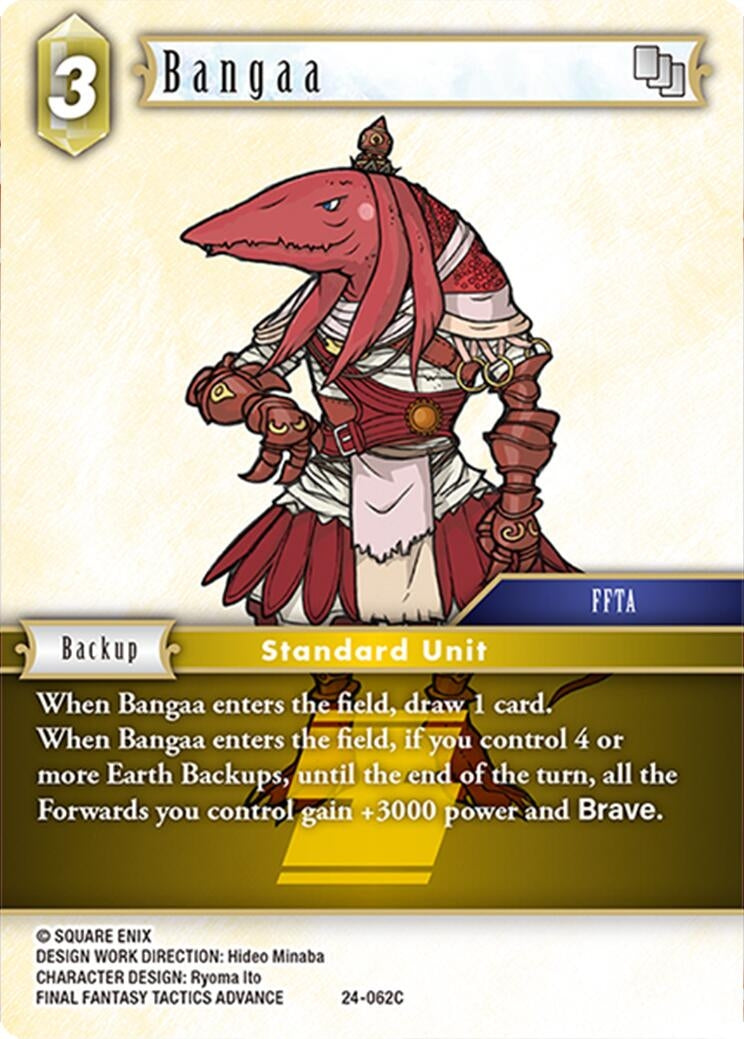 Image for Bangaa (Hidden Legends) (24-062C) - Final Fantasy TCG