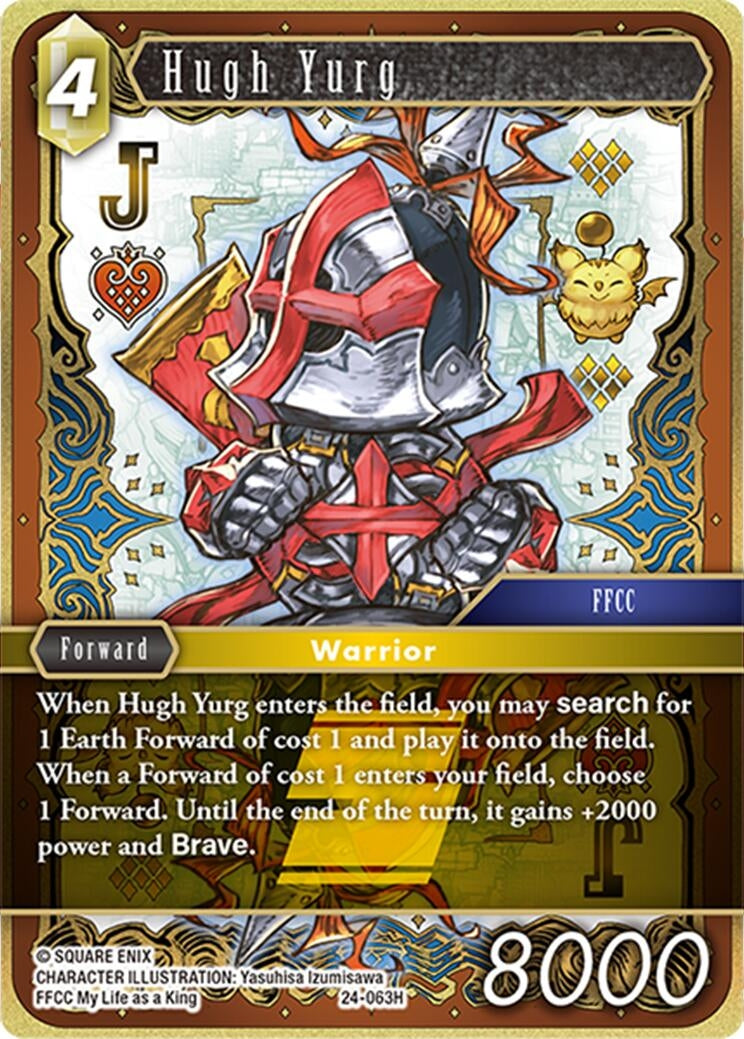 Image for Hugh Yurg (Hidden Legends) (24-063H) - Final Fantasy TCG