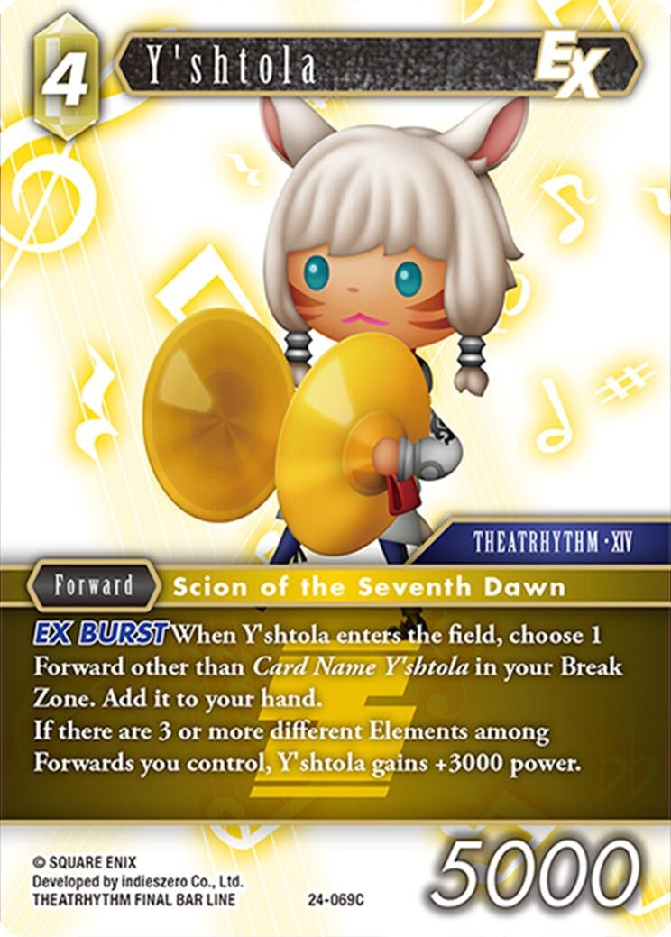 Image for Y'shtola EX (Hidden Legends) (24-069C) - Final Fantasy TCG