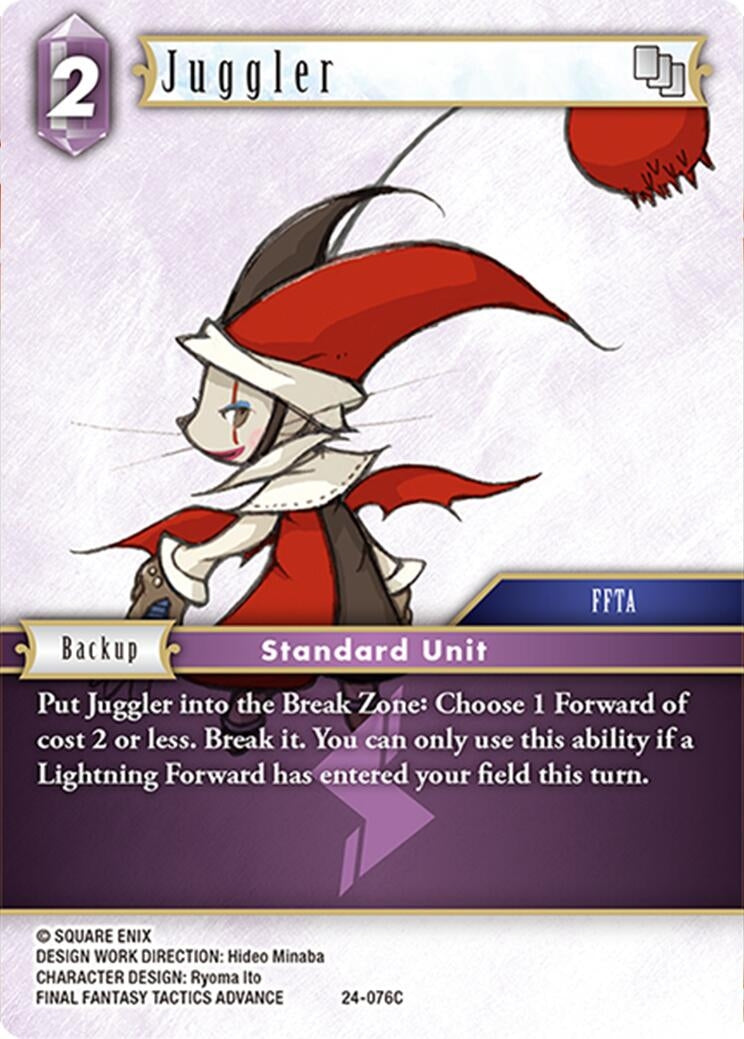 Image for Juggler (Hidden Legends) (24-076C) - Final Fantasy TCG