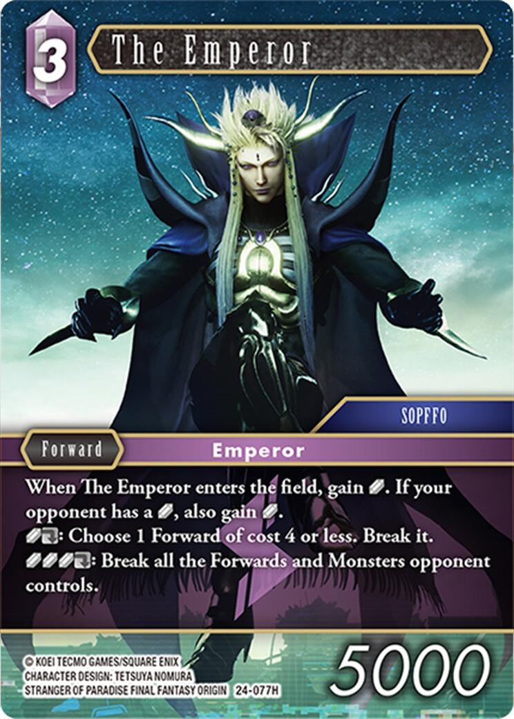 Image for The Emperor (Hidden Legends) (24-077H) - Final Fantasy TCG