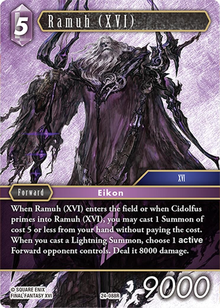 Image for Ramuh (XVI) (Hidden Legends) (24-088R) - Final Fantasy TCG