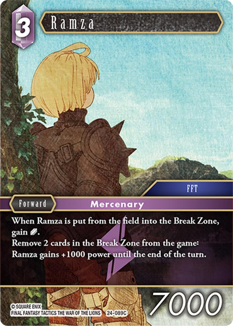Image for Ramza (Hidden Legends) (24-089C) - Final Fantasy TCG