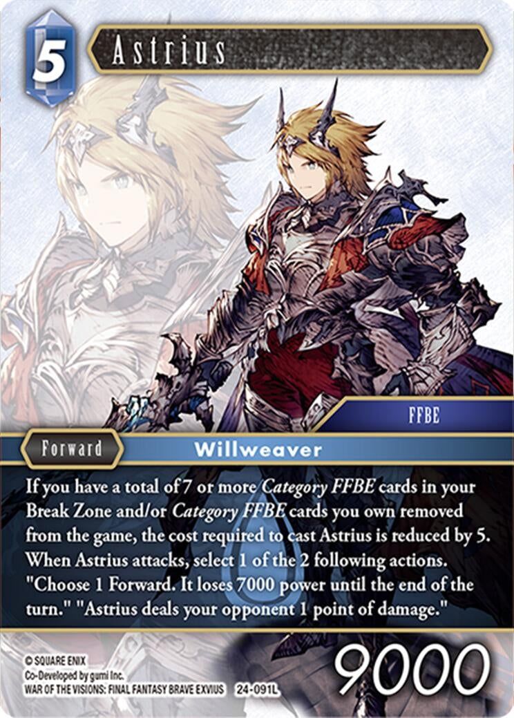 Image for Astrius (Hidden Legends) (24-091L) - Final Fantasy TCG