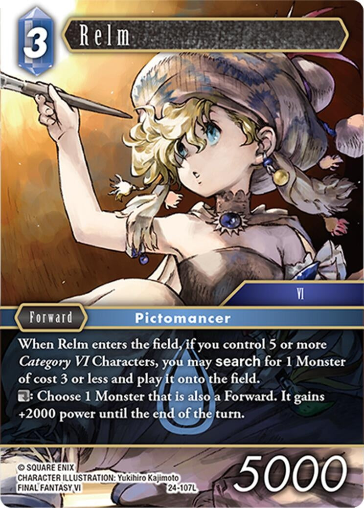 Image for Relm (Hidden Legends) (24-107L) - Final Fantasy TCG