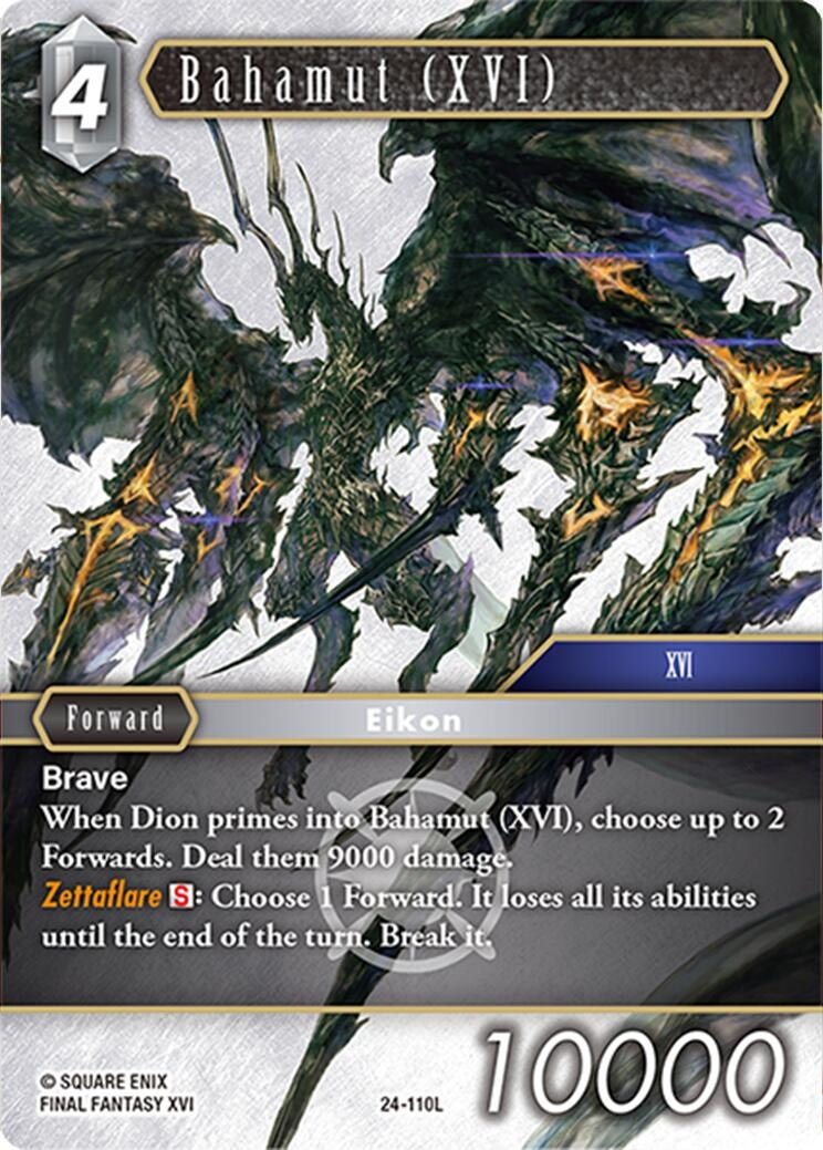 Image for Bahamut (XVI) (Hidden Legends) (24-110L) - Final Fantasy TCG