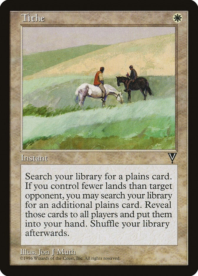 Image for Tithe (Visions) - Magic: The Gathering