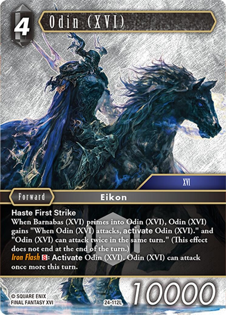 Image for Odin (XVI) (Hidden Legends) (24-112L) - Final Fantasy TCG