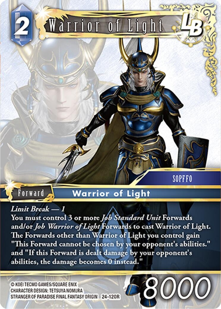 Image for Warrior of Light LB (Hidden Legends) (24-120R) - Final Fantasy TCG