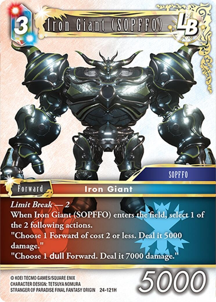 Image for Iron Giant (SOPFFO) LB (Hidden Legends) (24-121H) - Final Fantasy TCG
